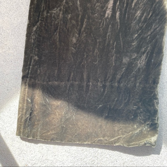 Massimo Dutti Velour Palazzo Pants - Picture 5 of 5